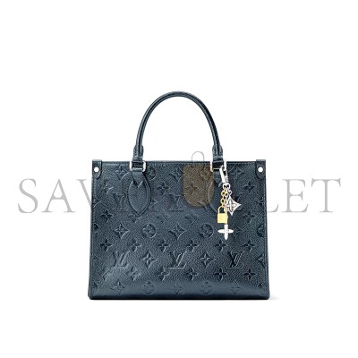 LOUIS VUITTON ONTHEGO PM MONOGRAM EMPREINTE SHIMMERYINK M27042 (25*19*11.5cm)